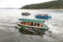Portos do Paraná reforça turismo internacional com chegada de cruzeiro à Ilha do Mel