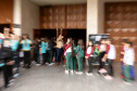 Curitiba, 13 de outubro de 2025 - Entrega da reforma do telhado do Teatro Guaíra / parceria da AUDI - Apresentação de Ballet para 600 crianças de escolas públicas.