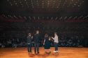 Curitiba, 13 de outubro de 2025 - Entrega da reforma do telhado do Teatro Guaíra / parceria da AUDI - Apresentação de Ballet para 600 crianças de escolas públicas.