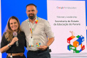 Educação do Paraná é premiada em evento da Google voltado à tecnologia para o aprendizado