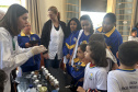 Crianças e adolescentes participam de ação de educação para enfrentamento ao escorpião