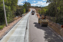 São José dos Pinhais, 23 de outubro de 2025 - Pavimentanção em concreto entre SJP e Mandirituba.