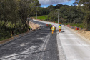 São José dos Pinhais, 23 de outubro de 2025 - Pavimentanção em concreto entre SJP e Mandirituba.