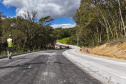 São José dos Pinhais, 23 de outubro de 2025 - Pavimentanção em concreto entre SJP e Mandirituba.