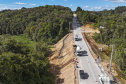 São José dos Pinhais, 23 de outubro de 2025 - Pavimentanção em concreto entre SJP e Mandirituba.