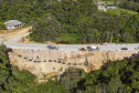 São José dos Pinhais, 23 de outubro de 2025 - Pavimentanção em concreto entre SJP e Mandirituba.