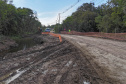 São José dos Pinhais, 23 de outubro de 2025 - Pavimentanção em concreto entre SJP e Mandirituba.