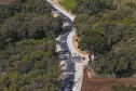 São José dos Pinhais, 23 de outubro de 2025 - Pavimentanção em concreto entre SJP e Mandirituba.
