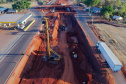 obra do novo viaduto de Lerroville