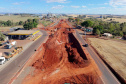 obra do novo viaduto de Lerroville