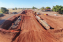 obra do novo viaduto de Lerroville
