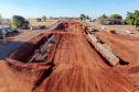 obra do novo viaduto de Lerroville