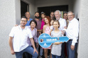 Londrina, 25 de outubro de 2024 - O governador em exercício Darci Piana inaugura residencial com 512 apartamentos dentro do programa Casa Fácil Paraná.