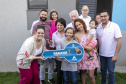 Londrina, 25 de outubro de 2024 - O governador em exercício Darci Piana inaugura residencial com 512 apartamentos dentro do programa Casa Fácil Paraná.