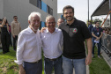 Londrina, 25 de outubro de 2024 - O governador em exercício Darci Piana inaugura residencial com 512 apartamentos dentro do programa Casa Fácil Paraná.