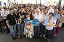 Londrina, 25 de outubro de 2024 - O governador em exercício Darci Piana inaugura residencial com 512 apartamentos dentro do programa Casa Fácil Paraná.