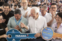 Londrina, 25 de outubro de 2024 - O governador em exercício Darci Piana inaugura residencial com 512 apartamentos dentro do programa Casa Fácil Paraná.
