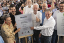 Londrina, 25 de outubro de 2024 - O governador em exercício Darci Piana inaugura residencial com 512 apartamentos dentro do programa Casa Fácil Paraná.