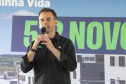 Londrina, 25 de outubro de 2024 - O governador em exercício Darci Piana inaugura residencial com 512 apartamentos dentro do programa Casa Fácil Paraná.
