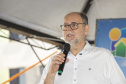 Londrina, 25 de outubro de 2024 - O governador em exercício Darci Piana inaugura residencial com 512 apartamentos dentro do programa Casa Fácil Paraná.