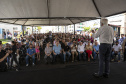 Londrina, 25 de outubro de 2024 - O governador em exercício Darci Piana inaugura residencial com 512 apartamentos dentro do programa Casa Fácil Paraná.