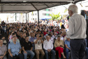Londrina, 25 de outubro de 2024 - O governador em exercício Darci Piana inaugura residencial com 512 apartamentos dentro do programa Casa Fácil Paraná.