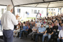 Londrina, 25 de outubro de 2024 - O governador em exercício Darci Piana inaugura residencial com 512 apartamentos dentro do programa Casa Fácil Paraná.
