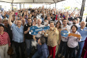 Londrina, 25 de outubro de 2024 - O governador em exercício Darci Piana inaugura residencial com 512 apartamentos dentro do programa Casa Fácil Paraná.