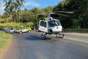 Referência nacional: serviço aeromédico do Paraná realiza média de 10 atendimentos por dia