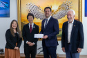 Governador Ratinho Junior recebe honraria de província japonesa