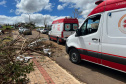Atendimento integrado do Samu garante agilidade no socorro às vítimas do tornado