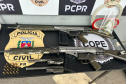 PCPR apreende cerca de 30 quilos de explosivos e armamentos em Piraquara