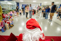 Natal Solidário: Papai Noel recebe crianças até quinta-feira no Palácio Taguaré