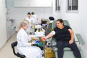 Primeiras doadoras marcam a abertura da Unidade de Coleta Central do Hemocentro Regional de Londrina
