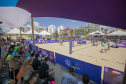 Arena Portos do Paraná em Caiobá recebe um dos maiores torneios de beach tennis do mundo