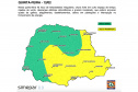 Nova frente fria marca o retorno das tempestades ao Paraná, prevê o Simepar
