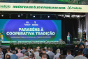 O governador Carlos Massa Ratinho Junior participa nesta quinta-feira (26), da inauguração de uma nova indústria de óleo e farelo de soja da  Cooperativa Agroindustrial Tradição, em Pato Branco