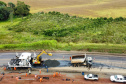 Obra de whitetopping da PRC-487 e PR-460 entre Nova Tebas e Pitanga