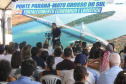 A expansão das conexões interestaduais também avança no Noroeste. O Governo do Estado articulou a construção de um anteprojeto para uma ponte sobre o Rio Paraná, ligando Porto São José, em São Pedro do Paraná, a Taquarussu (MS). 