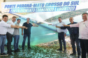 A expansão das conexões interestaduais também avança no Noroeste. O Governo do Estado articulou a construção de um anteprojeto para uma ponte sobre o Rio Paraná, ligando Porto São José, em São Pedro do Paraná, a Taquarussu (MS). 