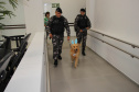 SESA - Hospital de Reabilitação inicia projeto de terapia com cães da Polícia Militar