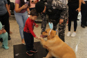 SESA - Hospital de Reabilitação inicia projeto de terapia com cães da Polícia Militar