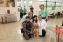 SESA - Hospital de Reabilitação inicia projeto de terapia com cães da Polícia Militar