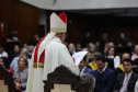 O governador Carlos Massa Ratinho Junior participa nesta terça-feira (26) da sessão solene em Homenagem da Assembleia Legislativa do Estado do Paraná às lideranças religiosas da Igreja Católica e à Conferência Nacional dos Bispos do Brasil – Regional Sul 2