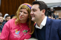 O governador Carlos Massa Ratinho Junior participa nesta terça-feira (26) da sessão solene em Homenagem da Assembleia Legislativa do Estado do Paraná às lideranças religiosas da Igreja Católica e à Conferência Nacional dos Bispos do Brasil – Regional Sul 2