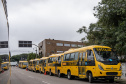 Educação realiza mais uma etapa da maior entrega de ônibus escolares da história