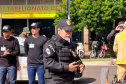Forças de segurança realizam simulado de sinistro de trânsito em Maringá