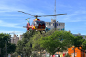 Forças de segurança realizam simulado de sinistro de trânsito em Maringá