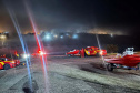 Bombeiros fazem treinamento operacional em Foz do Iguaçu com motoaquáticas de resgate inéditas no Brasil