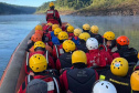 Bombeiros fazem treinamento operacional em Foz do Iguaçu com motoaquáticas de resgate inéditas no Brasil